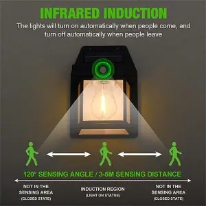 Courtyard garden induction lighting solar lamp