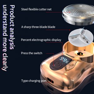 Mini emergency travel charging low-power electric shaver