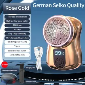 Mini emergency travel charging low-power electric shaver