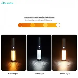 New Multi Three in One Aluminum Alloy Body Portable Camping LED Light