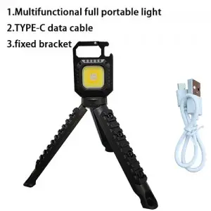 Fast Charging Pocket COB Torch Light Mini Led Keychain Flashlight