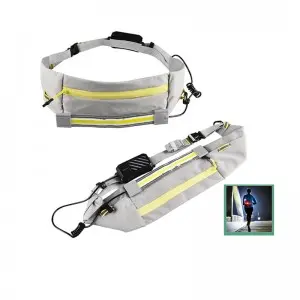 Lightweight waterproof USB reflective night running backpack light