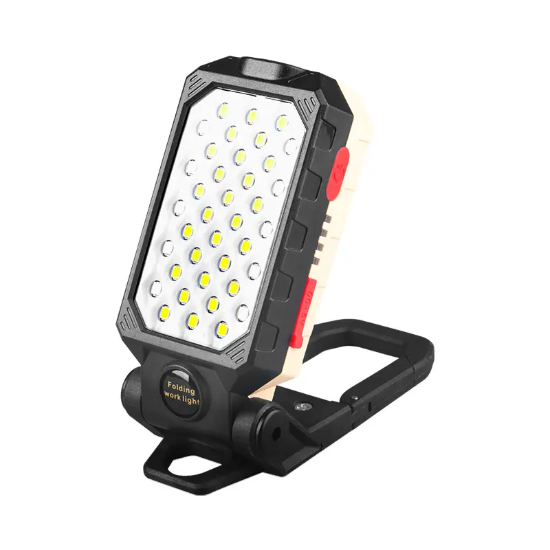Portable COB  Rechargeable Folding 4 Light Modes Work Lamp  (1)