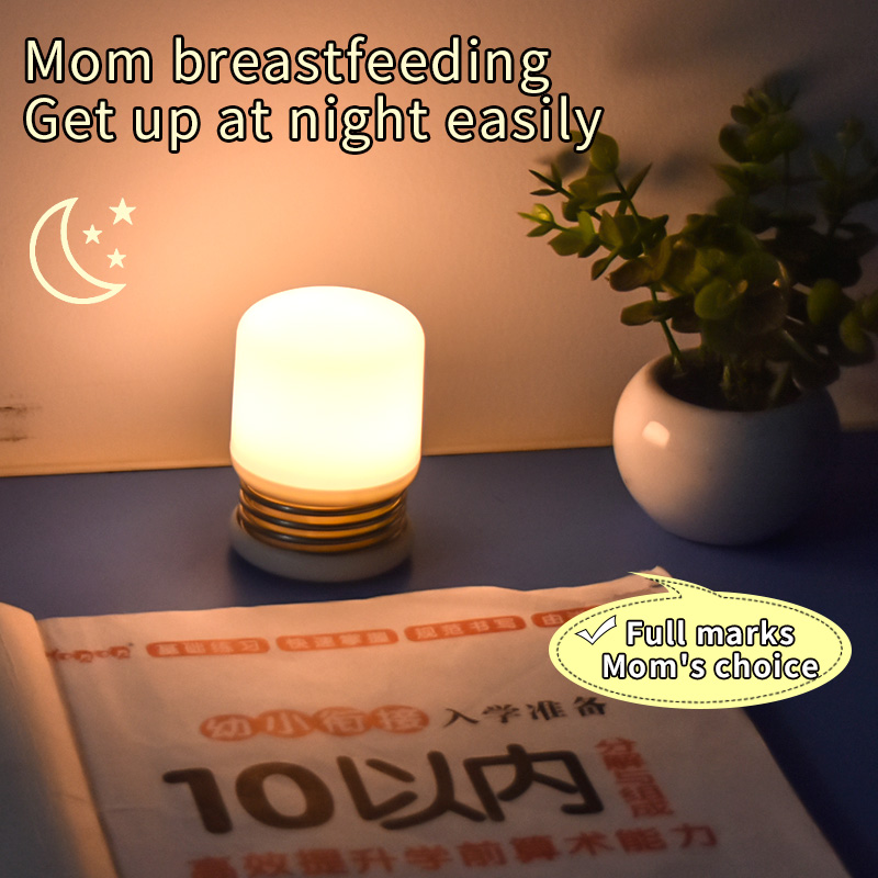 Warm Light Eye Care Sleep Customized USB Charging Cute LED Night Light