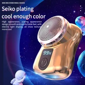 Mini emergency travel charging low-power electric shaver